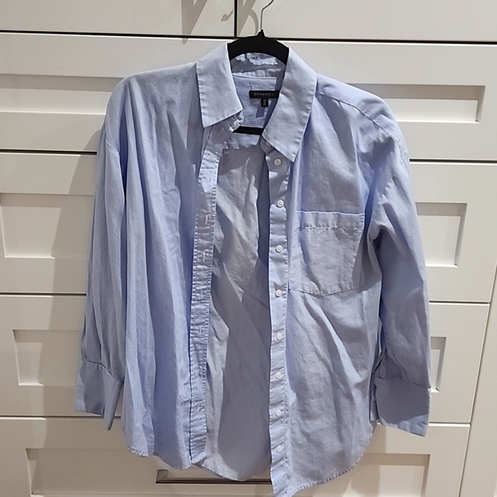 Womens Button-Up Dress Shirt